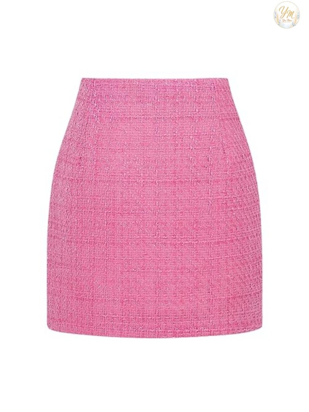 Wool Blend Plaid High Waisted Bodycon Pencil Mini Skirt